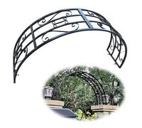 HCZION Enrejado De Arco De Jardín De Rosas Montado En La Pared para Ventana De Puerta De Entrada, Enrejado De Arco Semicircular para Planta Trepadora, Decoración del Hogar, Ancho: 150cm/200cm (Color