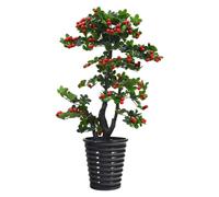 HCZKIUJY Albero artificiale da 1,25 m, Albero finto, ciliegio artificiale, piante finte, Bonsai, Albero artificiale per interni ed esterni, decorazione domestica.