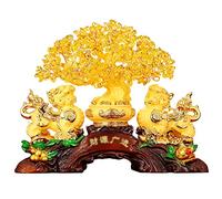 HCZKIUJY Albero di Cristallo Della Fortuna e Della ricchezza, Albero Feng Shui, Albero Della Fortuna in Cristallo, decorazione per casa e ufficio, Albero Della Fortuna in Cristallo, al(B)