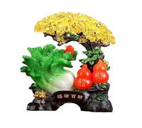 HCZKIUJY Albero di Cristallo portafortuna e ricchezza, Albero dei Soldi in Cristallo, Albero Delle gemme, Statue Feng Shui per la ricchezza, decorazione per casa e ufficio - Ornamento (Green)