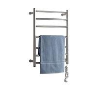 HCZKIUJY Calentador de Toallas eléctrico, Perchero de Pared para baño, toallero calefactable de Acero Inoxidable para el hogar, Estante para Toallas de baño con un Hermoso Paisaje.