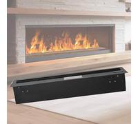 HCZKIUJY Chimenea eléctrica con Efecto de Llama 3D, Control Remoto, diseño Empotrado(2.0m)