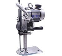 HCZKIUJY Cortadora eléctrica Vertical de Tela, máquina de Corte de Tela con Cuchilla Recta de 1100 W, Tijeras eléctricas Verticales, con luz LED .(ZCBDC21610424-10in)