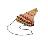 HCZKIUJY Flauta india peruana, instrumento nacional inca de tono 13/17/19/23, fácil de tocar, ambiente festivo (doble fila 19#)