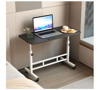 HCZKIUJY Mesa Auxiliar con Ruedas Ajustable, Escritorio pequeño para computadora para Dormitorio y Sala de Estar, Escritorio de pie con Altura Ajustable, 40 x 60 cm, Ideal para Oficina（40x60cm）