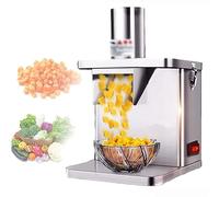 HCZKIUJY Picadora eléctrica de Verduras, rebanadora de Verduras Ajustable, rebanadora y picadora de Verduras Comercial, picadora y cortadora eléctrica de Verduras 2 en 1, picado automá