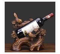 HCZKIUJY Portabottiglie da Vino a Forma di uccello gazza, espositore da tavolo in Resina per bottiglie di Vino, decorazione da tavolo per la casa, Regali