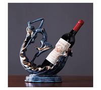 HCZKIUJY Portabottiglie da Vino Creativo con Statua di Donna, espositore per bottiglie di Vino singole in Resina Alla Moda, decorazione ornamentale da tavolo