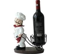 HCZKIUJY Portabottiglie da Vino per Chef, decorazione per ristoranti, ornamenti, armadietto per Vino in Stile occidentale,D-As Show