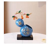 HCZKIUJY Portabottiglie di Vino Creativo a Forma di Zucca, espositore per bottiglie di Vino in Resina Alla Moda, decorazione da tavolo,A