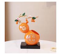 HCZKIUJY Portabottiglie di Vino Creativo a Forma di Zucca, espositore per bottiglie di Vino in Resina Alla Moda, decorazione da tavolo,B