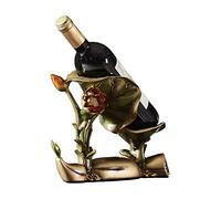 HCZKIUJY Portabottiglie di Vino di lusso a Forma di foglia di radice di Loto, espositore Decorativo per Vino singolo in Resina squisita di Alta qualità