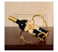 HCZKIUJY Portabottiglie di Vino di lusso squisito, espositore per bottiglie di Vino in Cristallo, Ornamento Decorativo da tavolo di Alta qualità,A