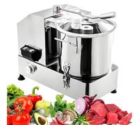HCZKIUJY Procesador automático de Alimentos para restaurantes/cocinas domésticas, picadora de Verduras Comercial de 6L/9L/12L, picadora de Carne, Granos, Frutos Secos (9L)