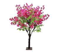 HCZKIUJY Splendido Albero artificiale di Alta qualità, 150 cm/4,9 piedi, Grande Albero di prugne artificiale, Albero finto per interni ed esterni, decorazione paesaggistica.