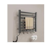 HCZKIUJY Toallero eléctrico enchufable para SPA, Calentador de Toallas de Pared, secador de Toallas para baño, Blanco, Enchufe Izquierdo (Gray-Plug in Left)
