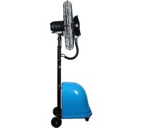HCZKIUJY Ventilador de pie/Ventilador de Alta Resistencia, Ventilador oscilante Potente, Ventilador de refrigeración silencioso/Ventilador humidificador Industrial/Ventilador de p
