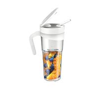 HD-09 - Exprimidor inalámbrico portátil de 600 ml, licuadora personal de 150 W con carga USB, diseño compacto para viajes, hogar, oficina, comida para bebés, limpieza automática, sin BPA