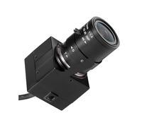 HD 5MP 1080P USB CMOS 30fps PC de Alta Velocidad Webcam Cámara Industrial 2,8-12mm Lente de cámara IP CCTV con Soporte telescópico trípode Claro y Suave(Without Stand)