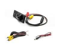 HD Cámara Cámara Visión Trasera CCD HD AHD Fisheye para Touareg 7L 2002 2003 2004 2005 2006 2007 2008 2009 2010 Monitor Marcha Atrás para Coche(A120 CVBS 680x480)