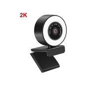 Hd Camera 1080p 2k Webcam Auto Focus Hd Fill Light Web Cam Built-in Microphone Led