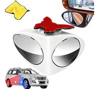 HD Car Blind Spot Elimination Mirror - 360° Rotatable, Rain/Fog Resistant, Blindspot Mirrors for Car, Car Side Wing Mirror Blindspot with Wide Angle for Car Suv and Trucks (White, Left)