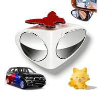 HD Car Blind Spot Elimination Mirror - 360° Rotatable, Rain/Fog Resistant, Dual-View Auxiliary Mirrors, Wide-Angle Car Rear View Mirror, for Cars, Trucks, Universal Fit Cars (White,Right)