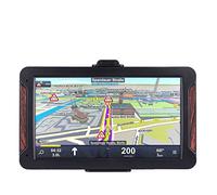 Hd Coche GPS Navegación 8g + RAM128-256MB + Pantalla resistiva + Bluetooth -Av + Último Mapa de Europa + Camión GPS Navegadores(ResistiveWith BT)