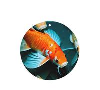 Hd Fancy Carp - Juego de tarjetas de ambientador redondas para coche, aroma a lavanda, 10/24 piezas