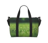 Hd Green Nature Print - Bolsa de viaje versátil para viajes de negocios y personales, color negro, talla única, Black, Talla única