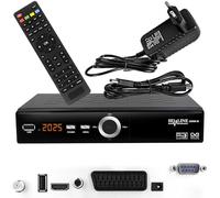 Hd-line 20900 Receptor satélite DVB S2 para satélites Digitales Sat (DVB-S/S2, HDMI, SCART, 2 x USB 2.0, Full HD 1080p) (preprogramado para Astra Hotbird y Türksat)