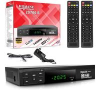 HD-Line HDMI SCART HD DVB S2 Satélites Receptores + Control Remoto Inteligente, Satélite Digital (DVB-S/S2, HDMI, SCART, 2X USB 2.0, Full HD 1080p) Sólo para Canales alemanes
