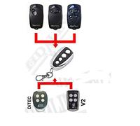 HD-LINE LOT 5 X Ditec, V2, nice FLOR-S mando a distancia universal 433 mhz, con Rolling Code, para puerta de garaje puerta de garaje/