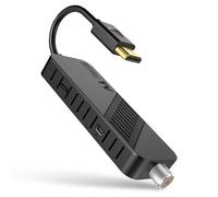 Hd-line Receptor de satélite DVB-S2, Full HD 1080P HDMI, Mando a Distancia Bluetooth, Receptor de satélite, Oculto detrás de TV, Pantalla Digital, H265 HEVC Principal 10 bits, Mando a Distancia