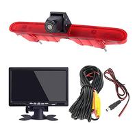 HD Luz de Freno Cámara de Marcha Atrás Visión Trasera Coche Puede Ajustar el ángulo Compatible con Toyota Proace Verso Kasten/Citroen Berlingo B9 MK2 MK3/Opel Combo/X19 K9/Peugeot Partner Tepee/Rifter