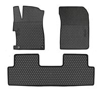 HD-Mart Alfombrillas para Piso de Coche para Honda Civic 9ª generación 2012-2015, Ajuste Personalizado, de Goma, Color Negro, para Todo Tipo de Clima, Resistente y sin Olor