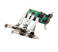 HD PCI Multiport Serial Card Serial Port RS232 6 COM Port 9-Pin Device PCI Card Industrial Expansion Moschip 9865 chipset