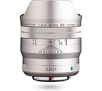 HD PENTAX-D FA 21mmF2.4ED Limited DC WR Silver Lente Ultra Gran Angular de una Sola Prima [para Usar con Lente réflex Digital de Marco Completo, Barril de Lente de Aluminio mecanizado]