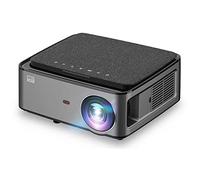 HD Projector Native 1920x1080P Projector WiFi Multi-Screen Smartphone Projector LED 3D Home Theater Video Theater Home Projector (Color: Black Size: 26 * 23 * 11 cm)