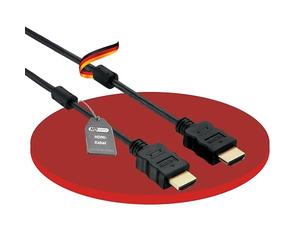 HD Supply Cable HDMI de alta velocidad con Ethernet (HEAC), 15,0 m, conectores chapados en oro, HDMI 1.4 (1080p 60 Hz), filtro de ferrita, 10,2 GB/s, negro