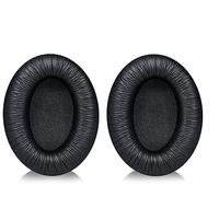 HD200PRO - Almohadillas de repuesto para auriculares, suaves y resistentes, compatibles con auriculares Sennheiser HD200PRO (poliuretano arrugado negro)