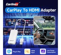 HD2CP CarlinKit adaptador CarPlay a HDMI salida de vídeo HD convertidor de TV para palos de TV consola de juegos TV Box caja de espejo de ordenador HD2CP Car Adapter