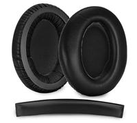 HD380 - Almohadillas de repuesto para auriculares Sennheiser HD380 Pro HD380 G4ME One PXC450 PC350, orejeras de piel de proteína, aislamiento de ruido, almohadillas de espuma viscoelástica, color
