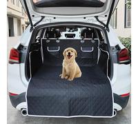 HDAJDWA Protector de Maletero para Perros SUV para Volvo EX90 2024-2026, Alfombrilla Impermeable para Maletero de Mascotas, Revestimiento de Carga para Perros,B Black+White