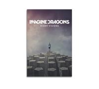 HDASEKA Imagine Dragons Night Visions - Póster fotográfico artístico para pared, póster estético moderno para sala de estar, 30 x 45 cm, estilo sin marco