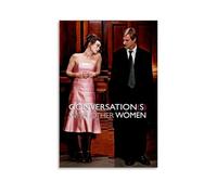 HDASURWORHRHI Póster decorativo de conversaciones con otras mujeres, lienzo decorativo para pared, arte vintage, decoración de habitación, póster impreso, 20 x 30 cm, estilo sin marco