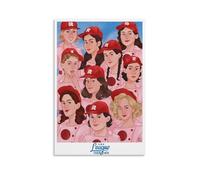 HDASURWORHRHI Póster decorativo de la película A League of Their Own (40 x 60 cm), estilo vintage