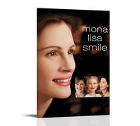 HDASURWORHRHI Póster decorativo de la película Mona Lisa Smile para pared, arte vintage, decoración de habitación, póster impreso, 50 x 75 cm, estilo marco