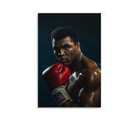 HDASURWORHRHI Póster decorativo de Muhammad Ali para pared, arte vintage, decoración de habitación, póster impreso, 30 x 45 cm, estilo sin marco