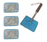 HDBAFCSV 1 juego for cepillos for limpieza for cristales for 3 paños for repuesto, adecuados for limpiar parabrisas for automóviles(Blue)